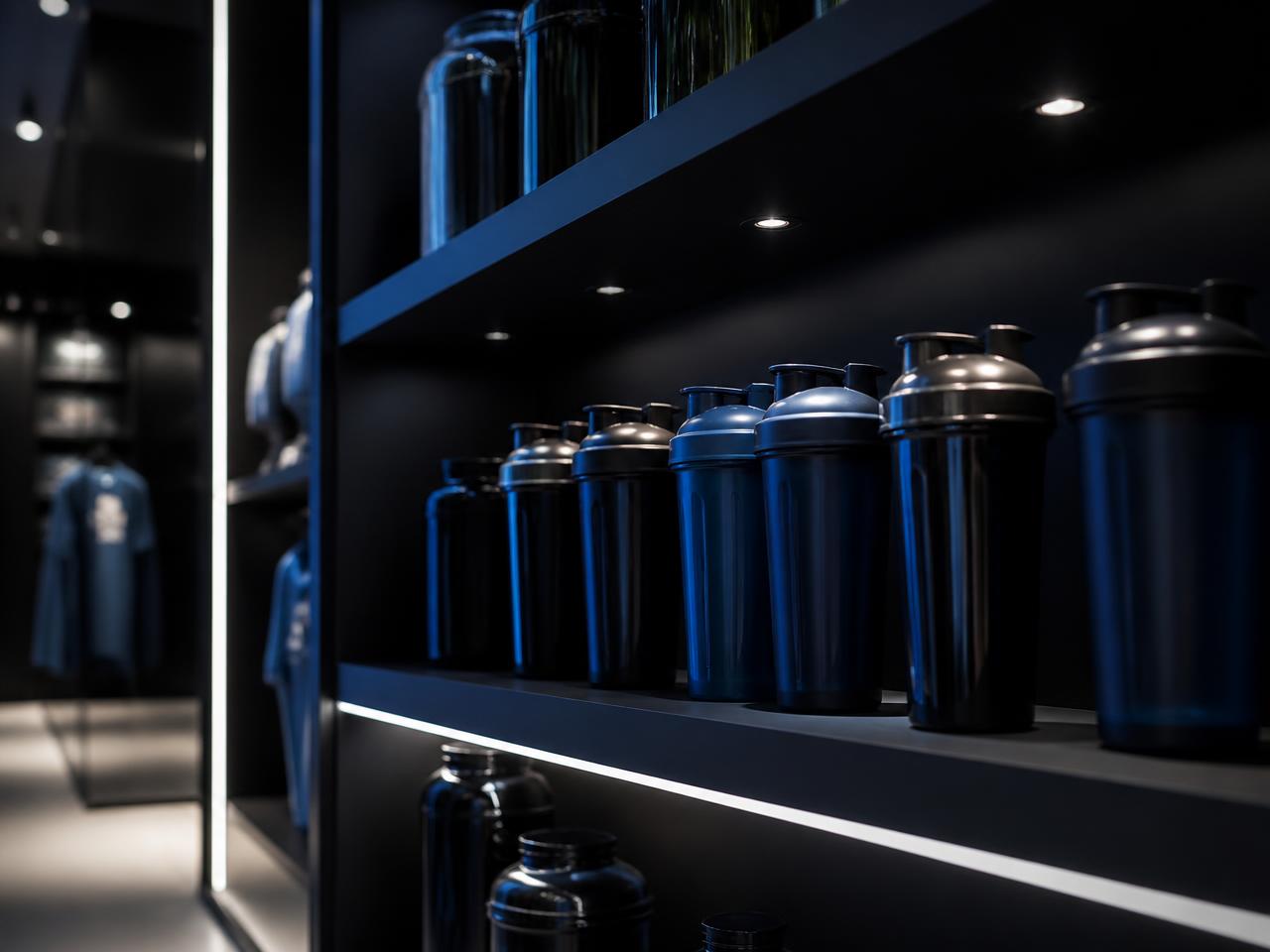 Premium retail shelving with performance products